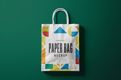 Paper Bag Mockup graphic design illustration logo vector