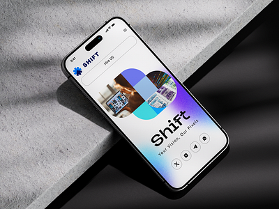 Shift UI/UX Design app design graphic design ui uiux user experience user interface ux web application web design website design