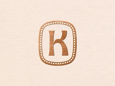 KH Monogram branding copper kh kh logo kh monogram lettering logo monogram youthful