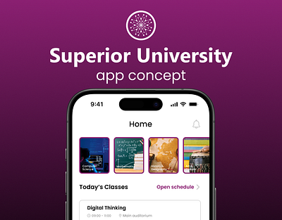 University App Ui Concept app concept app design figma figma design ui university app concept ux