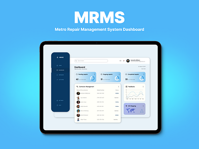 MRMS - Dashboard Design dashboard dashboards graphic design mobile app ui ui design uiux user interface ux design visual design