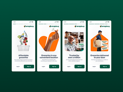 Onboarding / E-commerce / Snapbuy appdesign apponboarding branding e commerce ecommerceapp ecommerceux logo design mobileappdesign mobileux onboardingdesign productdesign snapbuy uiuxdesign userexperience