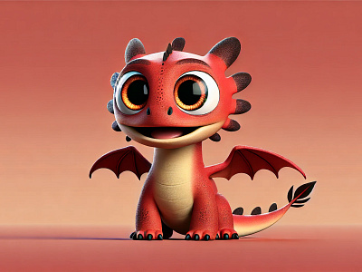 Little Dragon animation art character design comic digital art graphic design illustration