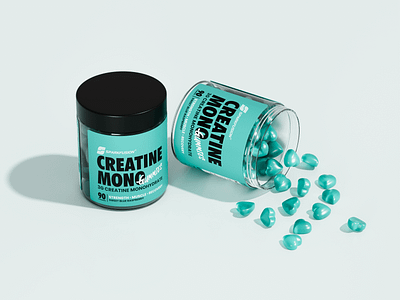 3D Protein Jar & Capsule Modeling and Rendering 3d 3d modeling 3d rendering aboxagency behance branding concept to render creative agency custom packaging design dribbble eye catching design packaging design product design protein capsule design protein jar design protein packaging shopify stand out packaging