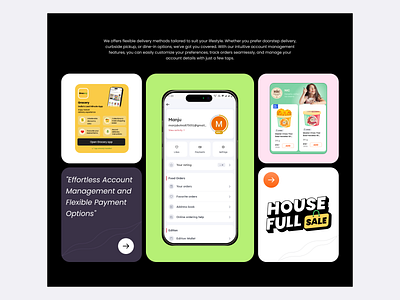 Account Management concept account managemnt concept app app case study branding case study design food delivery app graphic design illustration logo my account page ui ux vector website