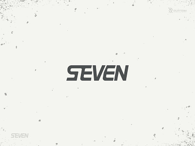 Seven | Wordmark Logo 7 logo branding design graphic design illustration letter logo letter mark logo lettermark logo logo minimal logo negative space negative space logo seven seven logo text logo type logo typography word logo wordmark wordmark logo