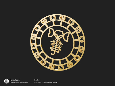 Post_1 Elephant Talisman/Pendant 3D Design in Blender 3d design animal blender design portfolio elephant gold texture hrsd4ror4 inkscape intricate design jewellery design mahagurumahakaal pendant rendered image svg talisman vector