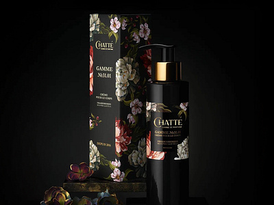 Packaging design for cosmetic brand | CHATTÉ branding cosmetic cosmetic brand graphic design lable design packaging design