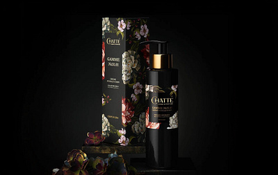 Packaging design for cosmetic brand | CHATTÉ branding cosmetic cosmetic brand graphic design lable design packaging design