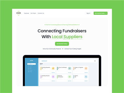 Hero Section - UI UX Design donation fundraising header hero header hero image hero section home page investments landing page mobile app money transfer stocks transactions ui ui hero section ui ux ui ux design user experience user interface web design