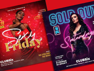 Night Club Flyer Bundle rb