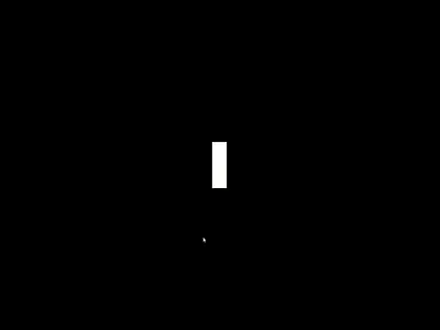 Website Intro for Pong animation black bouncing gray monochrome smooth ui white