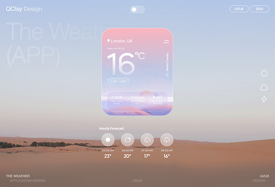 Weather Widget apple branding climate cloud cloudy design app forecast graphic design icon design interface layout minimal style guide sun sunny weather weather forecast weather icons widget widgets