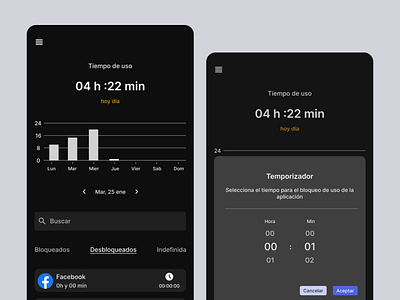 Bloqueo de Aplicaciones (Mobile) mobileapp uiapp uidesign