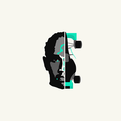 Sir Lewis Hamilton adobe branding design graphic design illustration logo vector