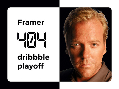 Framer 40(2)4 Dribbble Playoff 24 404 accessibility animation audio css itriedframer playoff ridiculous