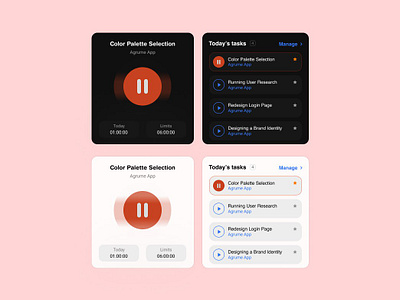 Ticktick Components app art clean design ui