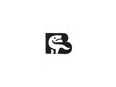 Letter B T-REX Dinosaur Typography logo for sale 3d anhdodes animation branding design dinosaur logo graphic design illustration logo logo design logo designer logodesign minimalist logo minimalist logo design motion graphics ui