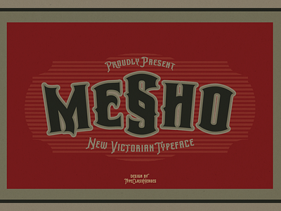 Mesho Victorian Typeface 1900s font blackletter branding font calligraphy classic font decorative font display font fashion font headline font ligature font logotype nostalgic font ornament playful font retro font typeface victorian font vintage font web font wedding font