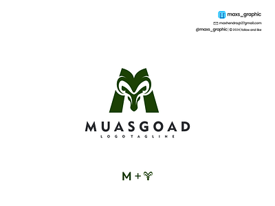 Muasgoad Logo branding design graphic design icon illustration logo logo design logotype vector