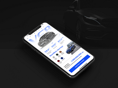 VF8 Order UI branding car design rental ui ux