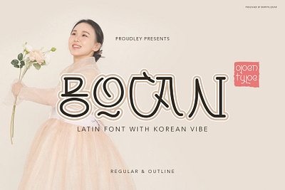 Bocan branding display font font design font style korean style latin korea style latin style typeface typeface design