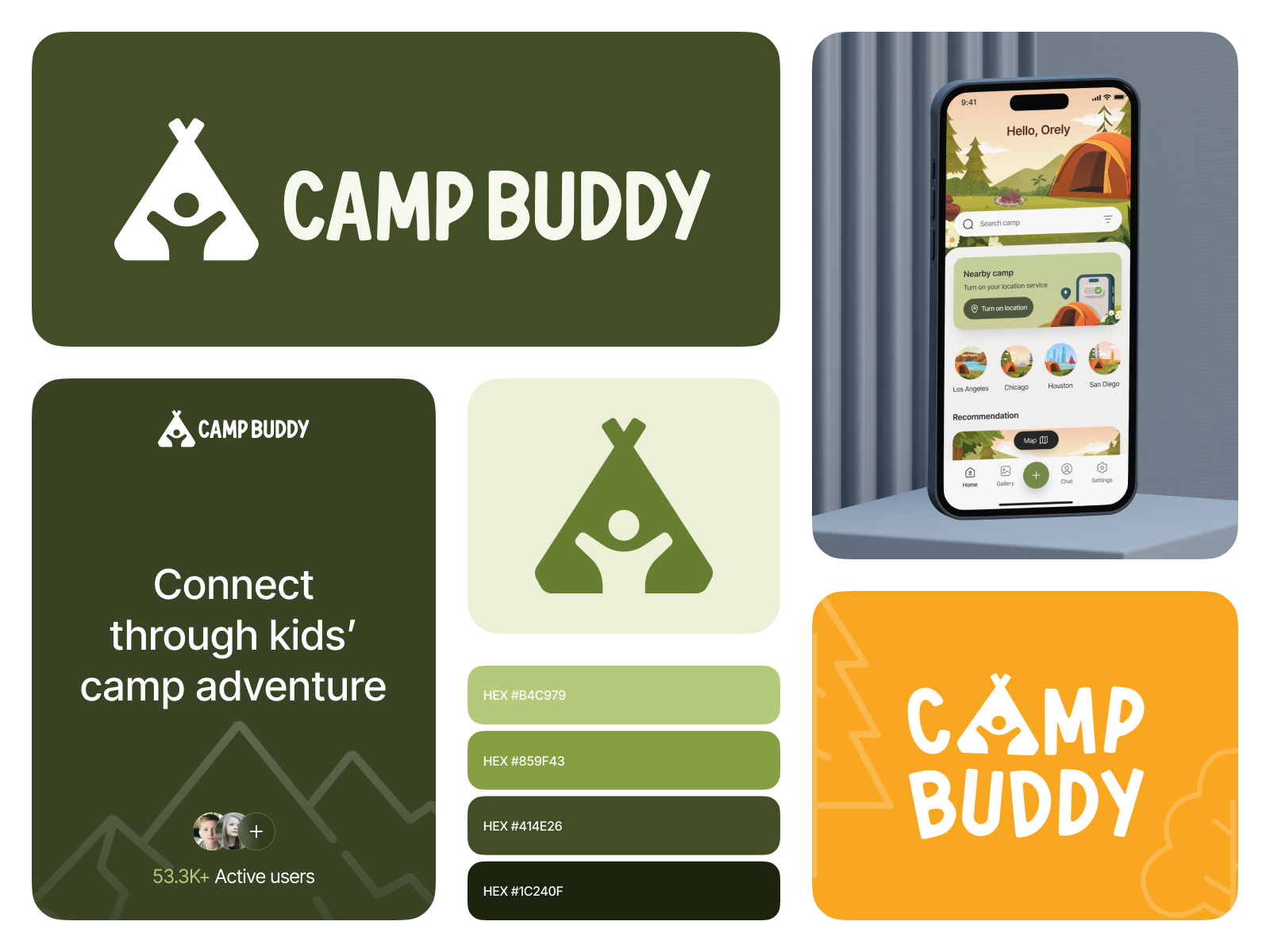 Camp Buddy - Child Monitor Mobile App UI/UX and Branding 📲 by Orely on  Dribbble