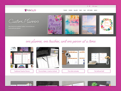 Product Shop Website web design wordpress