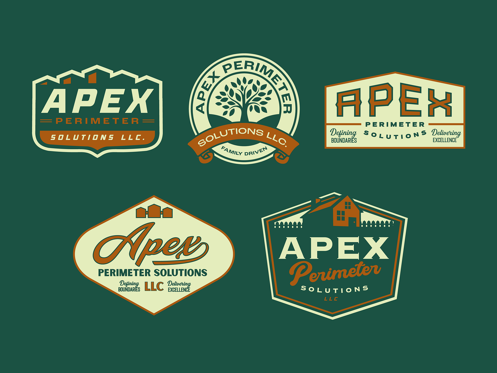 Apex Perimeter Solutions Logo by Ben Dombrow on Dribbble