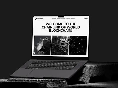 Blockchain website I web design animation blockchain branding chainlink clean crypto design graphic design landing page motion graphics nft ui web design website website design