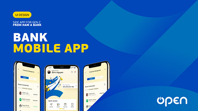 Open Z Bank Mobile App bank design finance ui ux