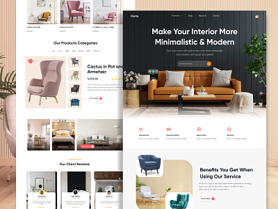 Furniture E-commerce Website design web web design