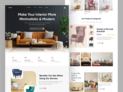 Furniture E-commerce Website design web web design