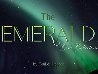 The Emerald font creative elegant emerald font font design fonts gem graphic design handwriting handwritten lettering modern motion graphics script star