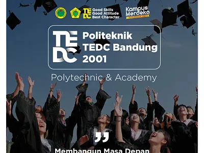 logo politeknik tedc bandung cmpus logo logomoderen politeknik ui ux