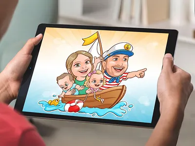 People Illustration, People drawing bookillustration caricature cartoon cartooncharacter cartoonfamily cartoonportrait character custom design digitalcaricature drawing dribbble familyportrait funillustration funny illustration people storybook illustration vectorillustration