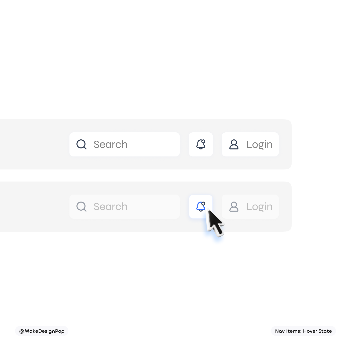 Nav Items: Hover State figma framer nav items web design website
