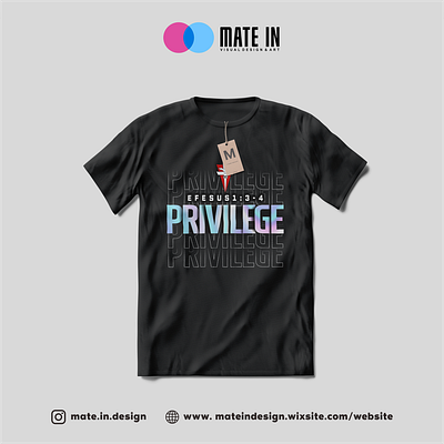 T-Shirt Design "PRIVILEGE" apparel branding clothing desain kaos design fashion design graphic design illustration t shirt t shirt design vector