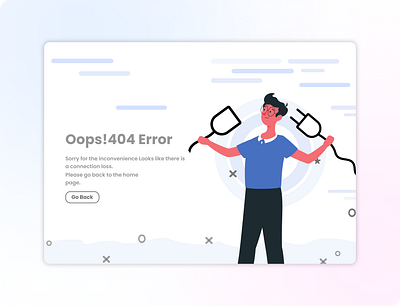 Error Page UI Design 404 page 404 ui 404 ui design branding design designer error error 404 page error design ui error page error ui error view illustration illustration designer ui ui design ui designer ui for error page uiux ux