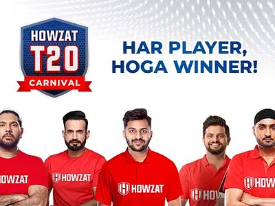 Howzat branding graphic design ui