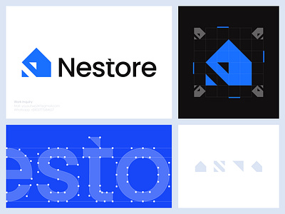 Real Estate, Property Dealer, Home, Growth, Investment Logo abstract logo brand identity branding builders geometric graphic design growth home logo investment logo logo design logodesigner logotype modern logo property real estate selling tag visual identity