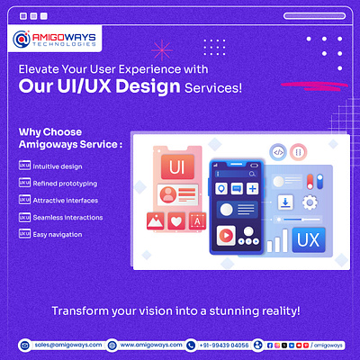 Transform your vision into a stunning reality! 🌟🖌 amigoways amigowaysappdevelopers amigowaysteam design illustration ui
