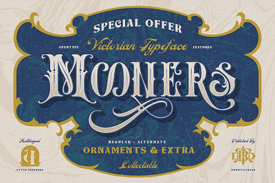 Mooners decorative decorative font font style poster typeface design victorian victorian era victorian style