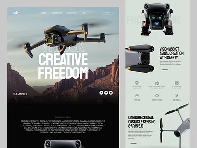 Ecommerce Website awe drone ecommerce ui uiux web website