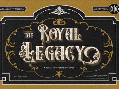 Royal Legacy font font design font style victorian victorian era victorian style