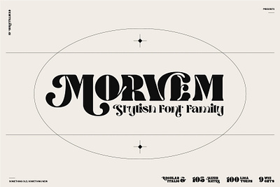 Morvem font font design font family font style stylish font stylist font