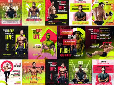 Gym Academia | Social media banner | Fitness Ads ads ads design advertising banner banner desing bannerr design facebook post fitness fitness banner graphic design gym academia gym banner instagram banner instagram post linkdin banner photoshop post social media banner web banner wordpress website