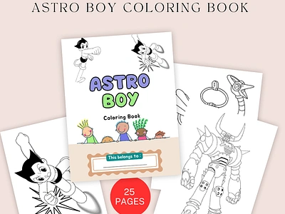 Astro Boy Coloring Book for Kids & Adults animation ui