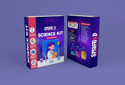 SCIENCE KIT BOX DESIGN 3d box branding graphic design logo motion graphics