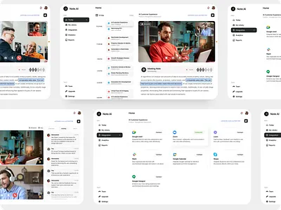 Note AI | an AI-based SaaS Product ai ai meeting ai product ai saas ai text ai web app chatgpt digital product openai saas text summary